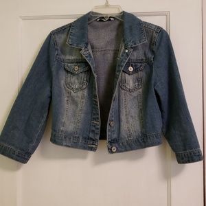 mini jeans jacket